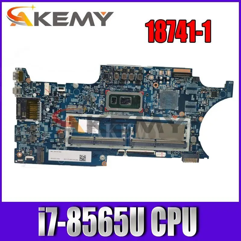 

Akemy L50973-601 18741-1 448.0GC02.0011 w SRFFW i7-8565U материнская плата с процессором для ноутбука для HP x360 Convert 15-dq Series NoteBook PC
