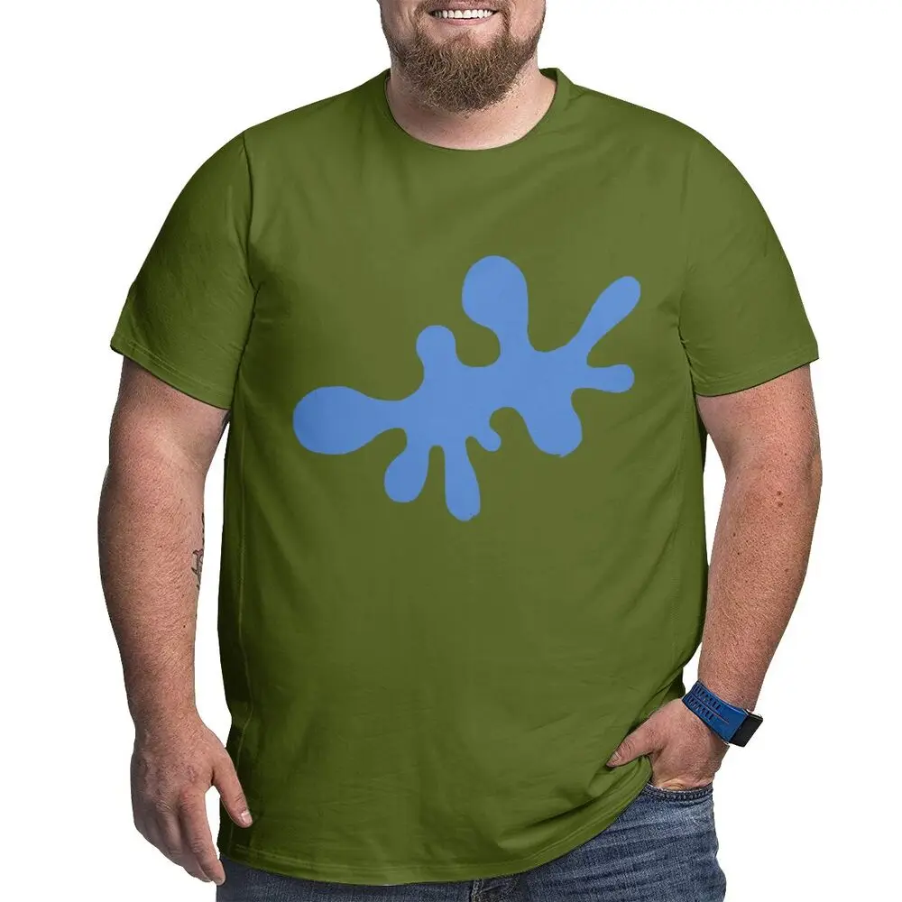 

Летняя мужская Повседневная футболка большого размера с коротким рукавом удобный хлопковый зеленый топ графическая цифровая печать Новин...
