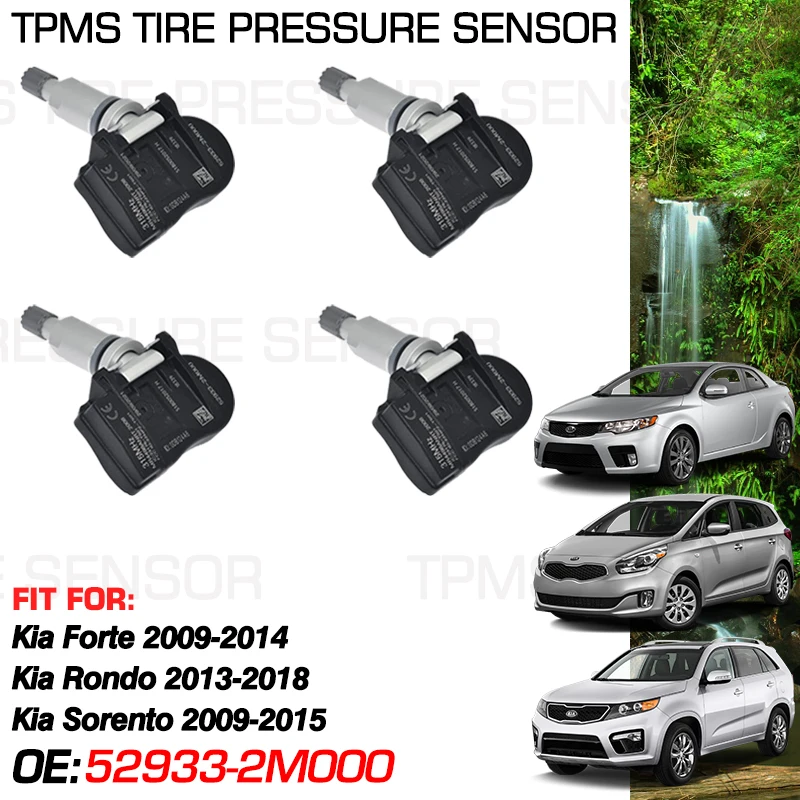 52933-2M000 для Kia Soul AM Forte Cerato TD 2010-2013 Sorento 2009-2015 Rondo 2013-2018 315 МГц датчик давления в шинах