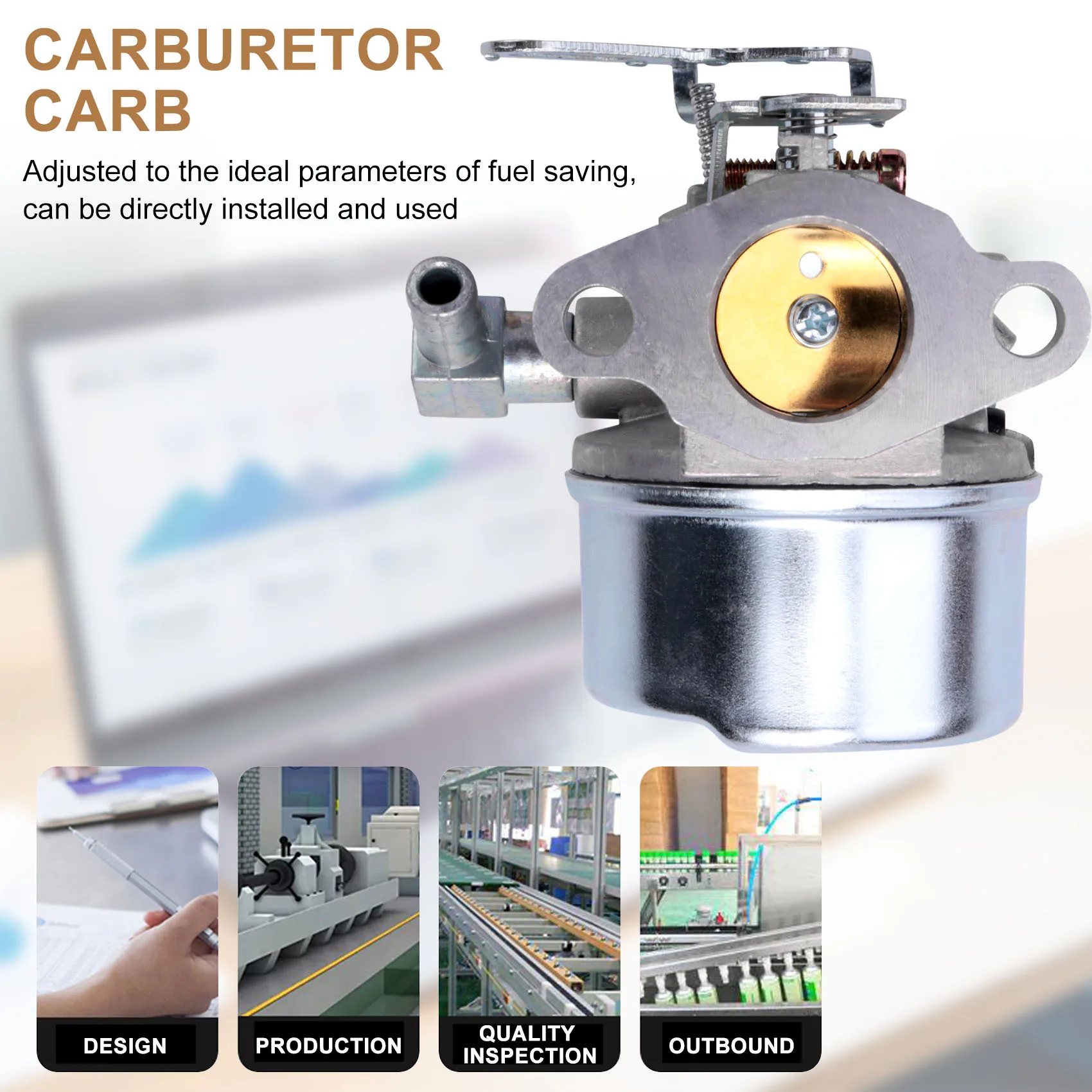 Карбюратор для Tecumseh 4HP 5HP HSK50 HS50 632107 632107A 640084B снегоочиститель