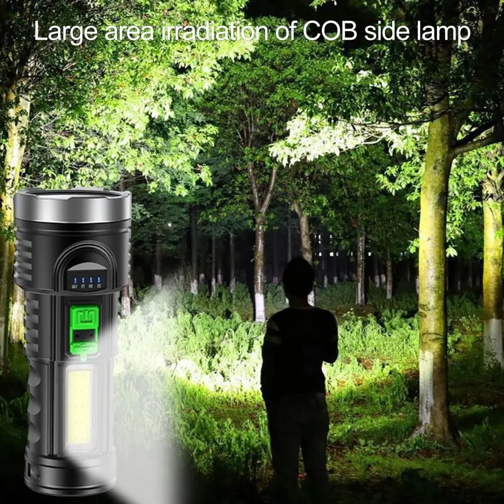 

Полезный светодиодный фонарь дальнего света, 1 комплект, Ультраяркий мощный светодиодный фонарик, портативный фонарик для широкого примене...