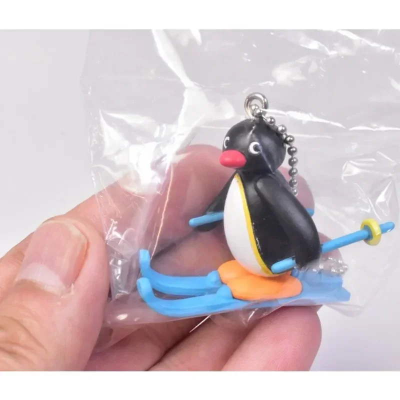 Оригинальная фигурка Kawaii Gashapon, милый пингвин, берег, катание на лыжах, экшн-фигурка, брелок, капсульные игрушки, аниме-фигурка, модель, подарок (art.: 3920ccfac561a) - 3920ccfac561a