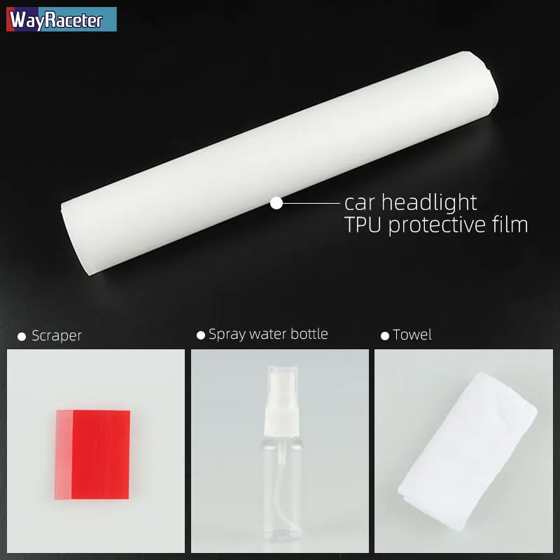 2 Pcs Smoked Black TPU Sticker Car Headlight Protective Film For Mercedes Benz W222 W223 W166 C292 W167 W464 X166 X204 X167 W447 |