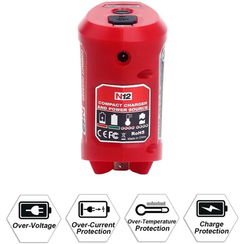 Адаптер питания Milwaukee M12 12В