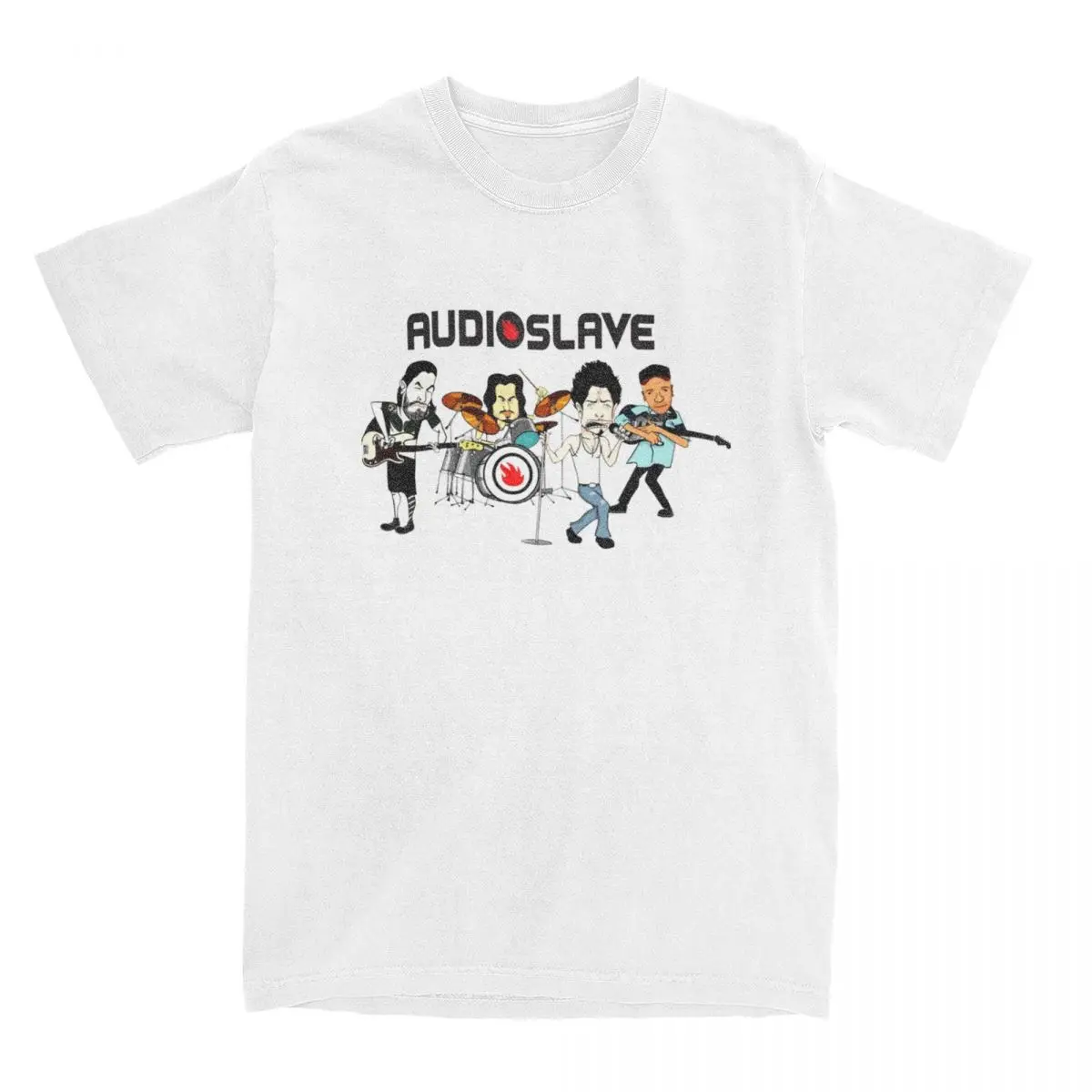 

Мужские и женские рубашки Rock Supergroup audiosстиральная Band Stuff 100% хлопковые топы футболки с графическим принтом для взрослых