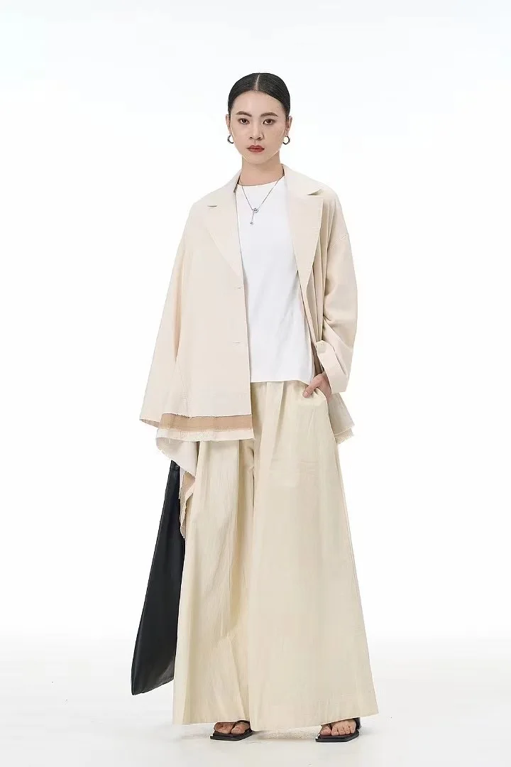 SuperAen европейский и американский стиль весна 2024 новые джинсовые рубашки с