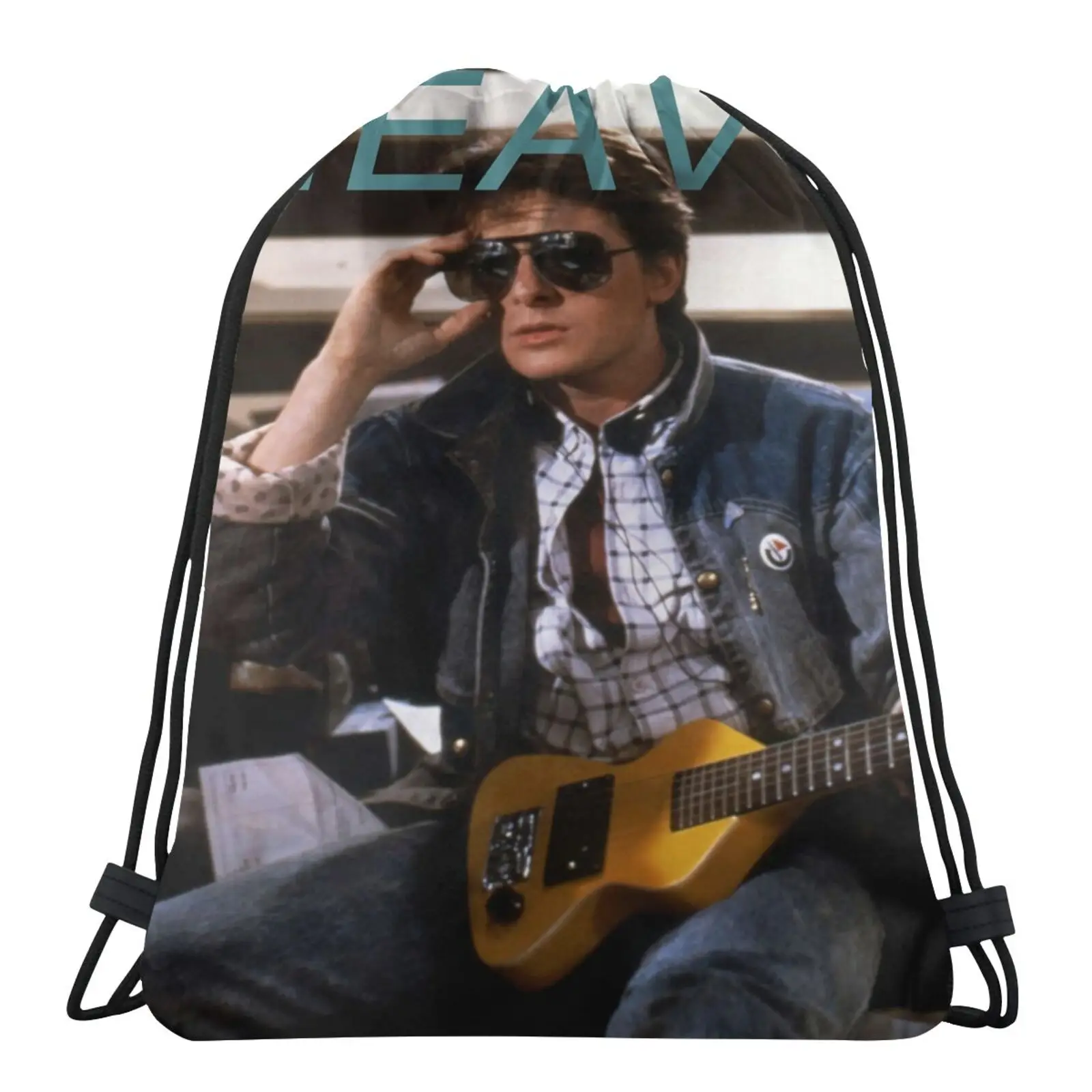 

Сумка на шнурке для девочек «Назад в будущее»