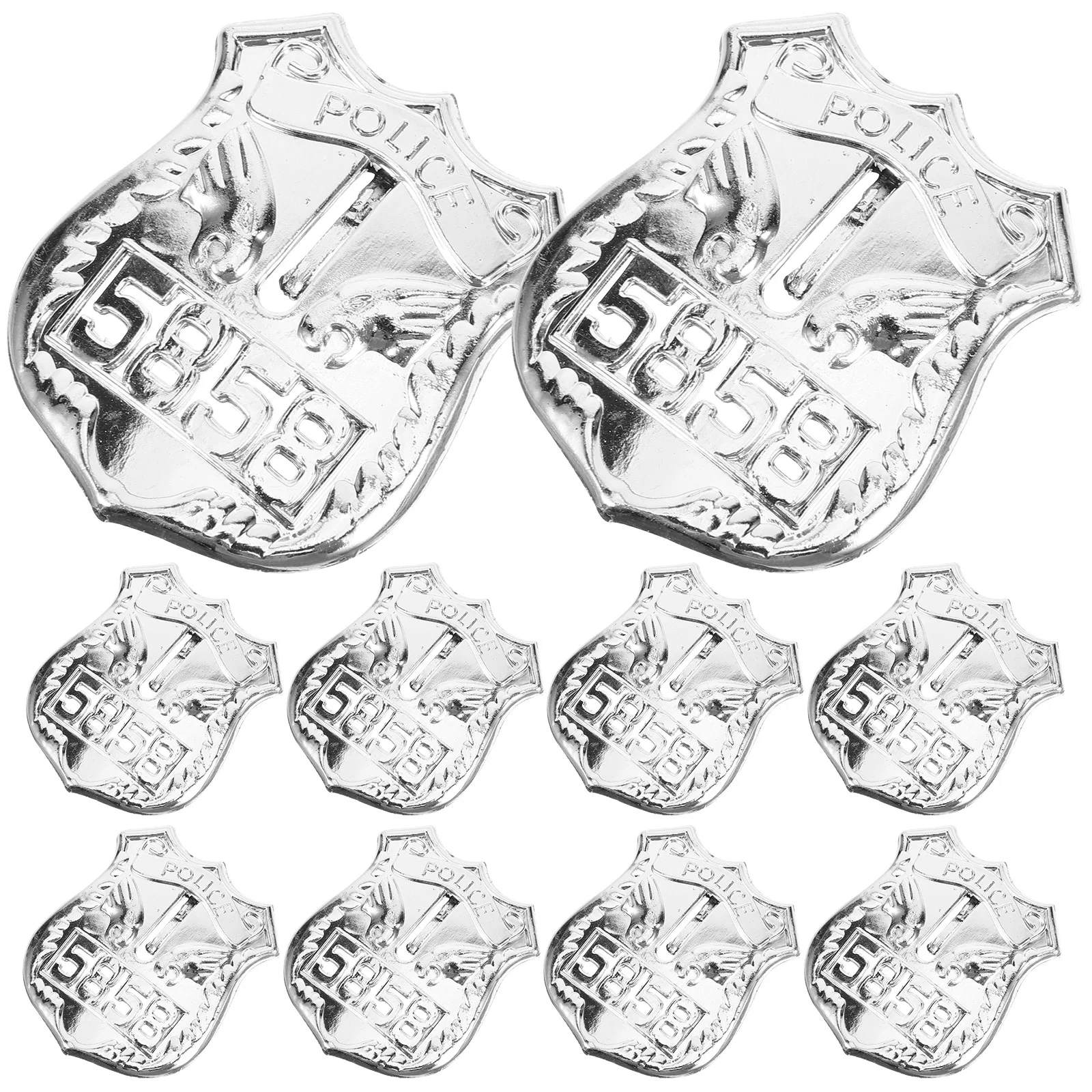 10 шт. игровой набор игрушечный значок детский декор в США аксессуары полицейская