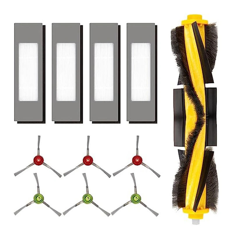 

Подходящие для Cobos аксессуары для уборочной машины OZMOT8 T9 N8pro боковая щетка рулон кисти фильтр 11 шт. Комплект деталей