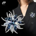 Женская Брошь в виде подсолнуха, Эксклюзивная брошь в западном стиле с имитацией кристаллов