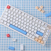 white gmk soy bean milk pbt keycaps 125 key teclado pc gamer mechanical keyboard dye subbed cherry profile gaming pbt key caps