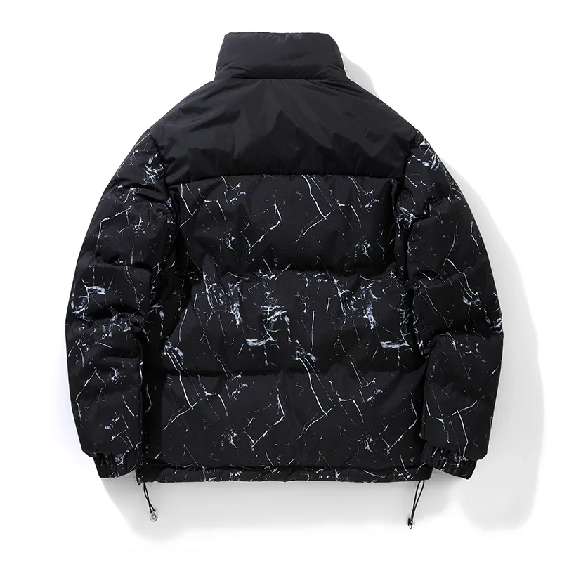 Men's Winter New Thick Tide Brand Cotton-padded Jacket Youth Winter Coat Hooded Down Cotton-padded Jacket Seven Colors Optional