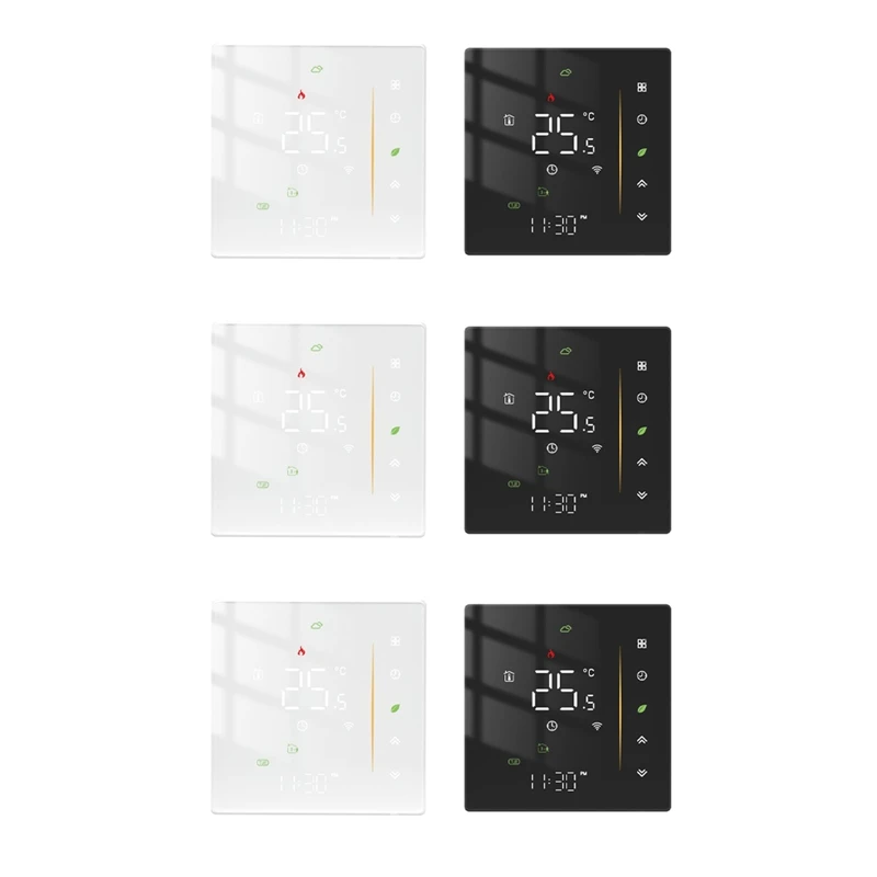 

Wifi Water/Electric Floor Heating Thermostat Water Gas Boiler For -Alexa Google Voice