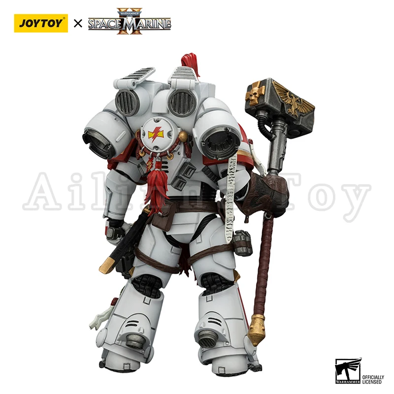 Фото Фигурка JOYTOY 1/18 по игре 40K: White Scars Assault Intercessor Champion Thunder Hammer Bolt Pistol (Издание Game Edition) №2