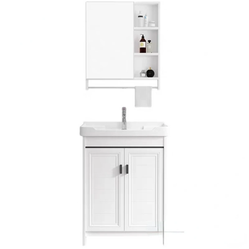 

factory direct supply modern commercial bathroom vanity cabinet with mirror cabinet