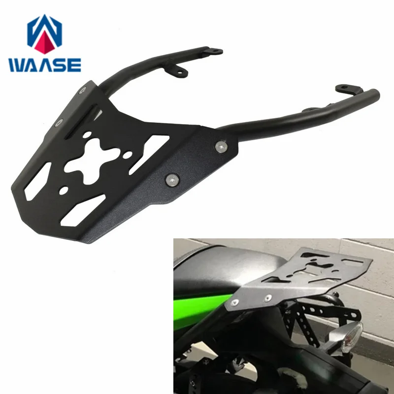 Фото waase для Kawasaki Ninja 650 Z650 2017 2018 2019 2020 2021 2022 2023 2024 задняя багажник, держатель, кронштейн №1