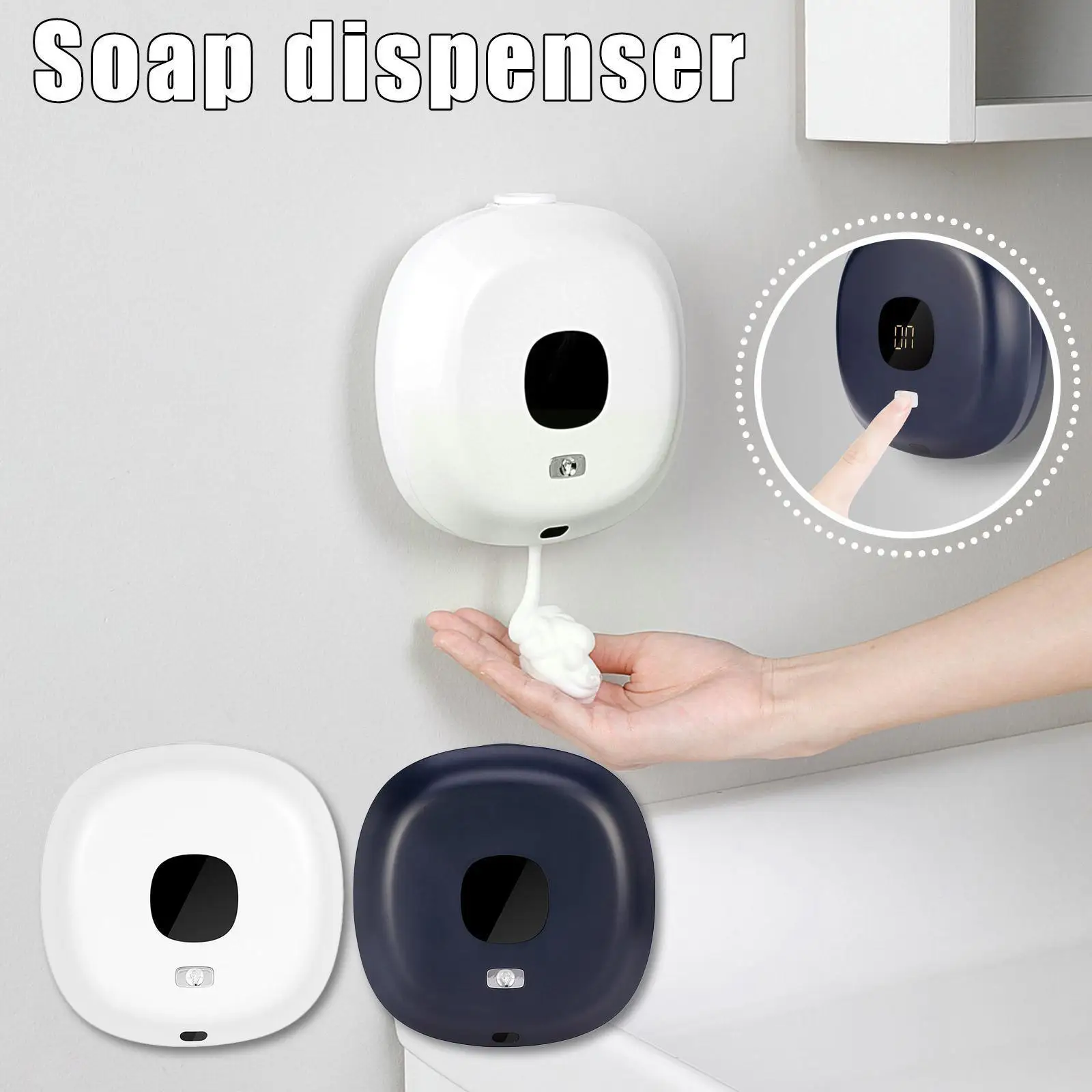 

Automatic Soap Dispenser Foaming Soap Dispenser Wall Dispenser Soap Soap Electric Mount Foam Touchless Dispenser H1a3