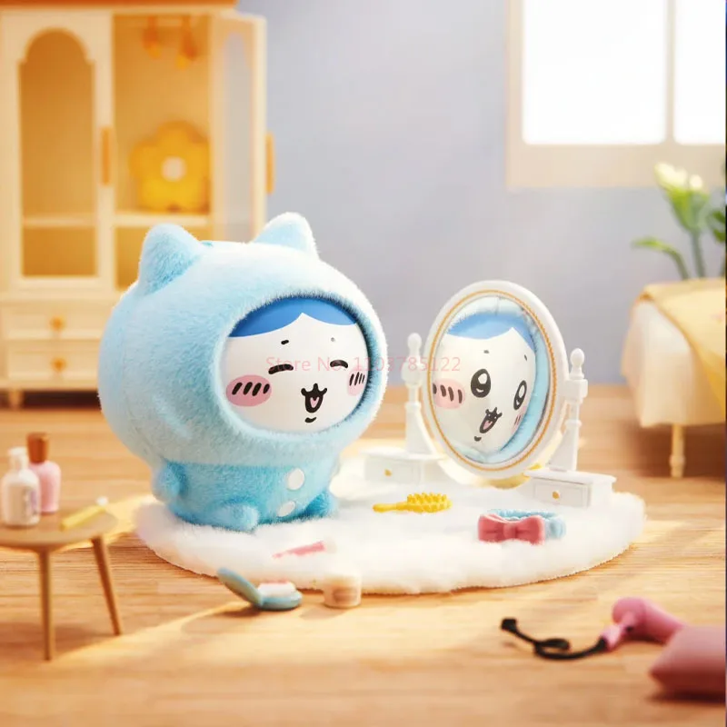 Фото Miniso Chiikawa Series, пижамы, меняющая лицо, слепая коробка, виниловая подвеска, милая сумка Giyi, подвесная сумка Usach, праздничный подарок, подарок на день рождения для девочки №3