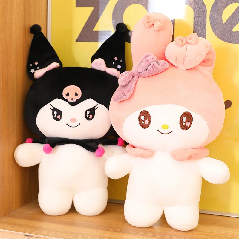 

Sanrio Kuromi My Melody Anime Plush Doll Cute Cartoon Cushion Bedroom Decoration Toy Kids Birthday Christmas Gift for Friends