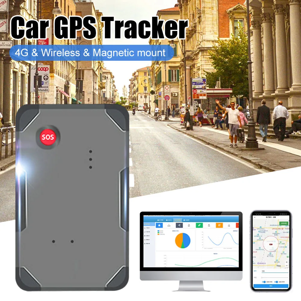 

Автомобильный GPS-трекер, мини-устройство для отслеживания животных и детей, в режиме реального времени, в режиме ожидания, с магнитным креплением, с приложением