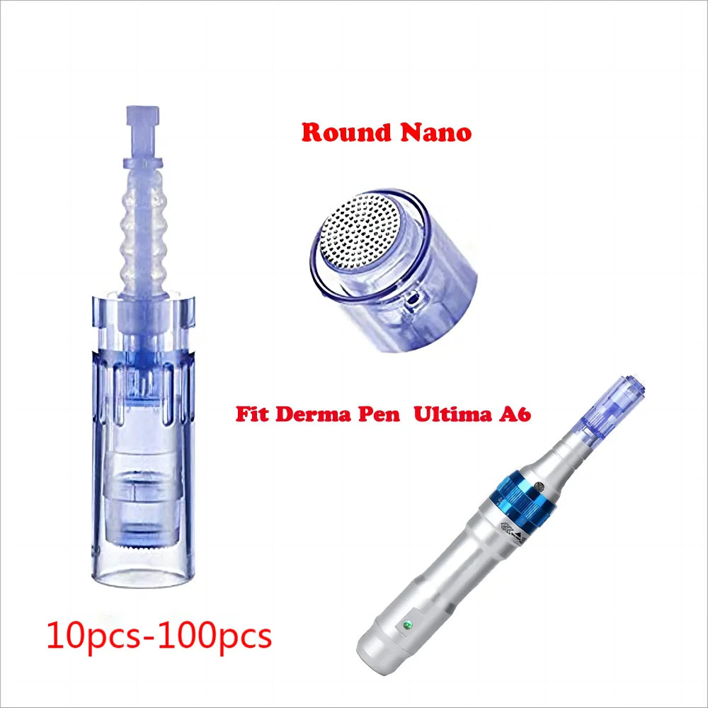 

10-100Pcs Dr.pen Ultima A6 Replacement Needle Nano Cartridges Bayonet Skin Care Microneedle Derma Pen Tattoo Kit Micro Needles