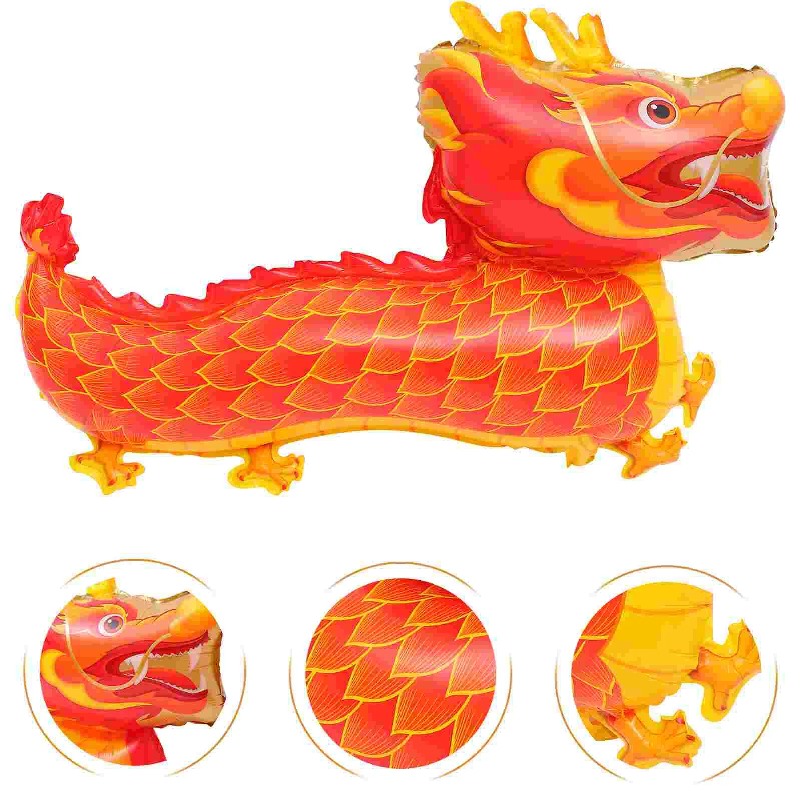 

Cartoon Dragon Balloon Chinese New Year Balloon The Year of Dragon Balloon Decor Party Favor