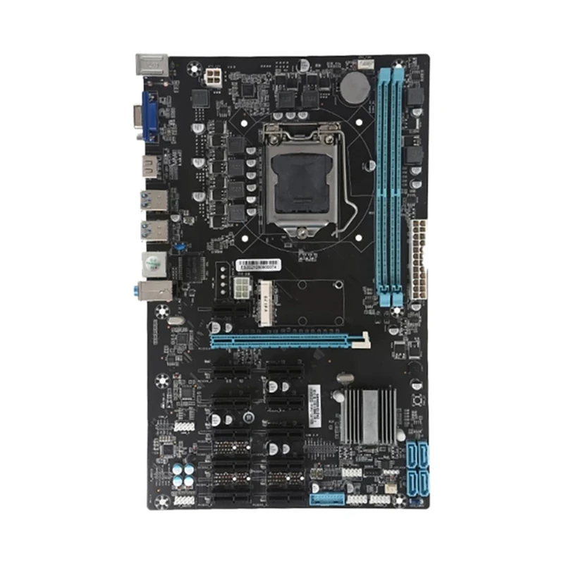 

B250 BTC Mining Motherboard 12 PCI-E Graphics Card Slot LGA 1151 DDR4 32G 2400/2133 Mhz RAM SATA3.0 USB3.0 Motherboard