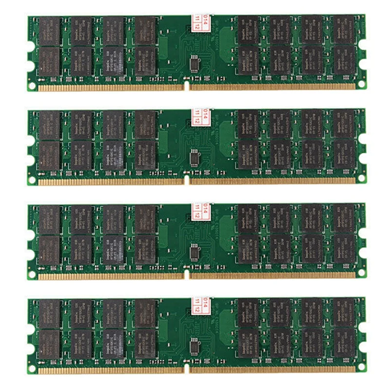 

4 шт., 4 Гб ОЗУ DDR2 800 МГц