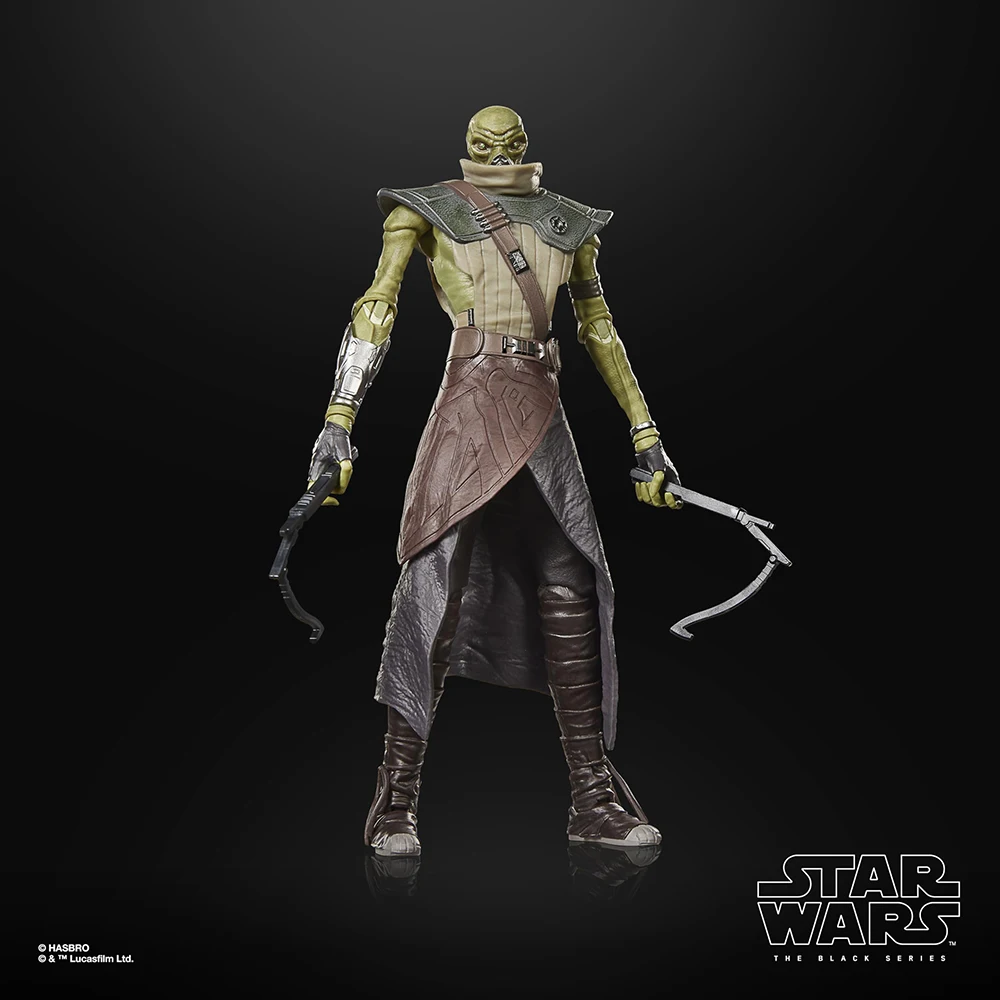 Фото В наличии: Коллекционная фигурка Hasbro Star Wars The Black Series The Mandalorian & Grogu Movie Embo, 15 см, оригинальная модель, подарок №4