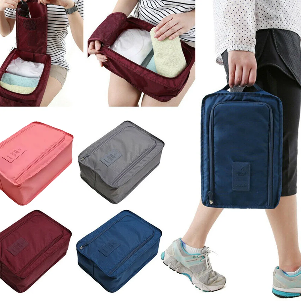 

Bags Makeup Function Cube Pouch Toiletry Case Bag Luggage Shoes Cosmetic Packing Storage Multi Organizer Travel Handbag Portable