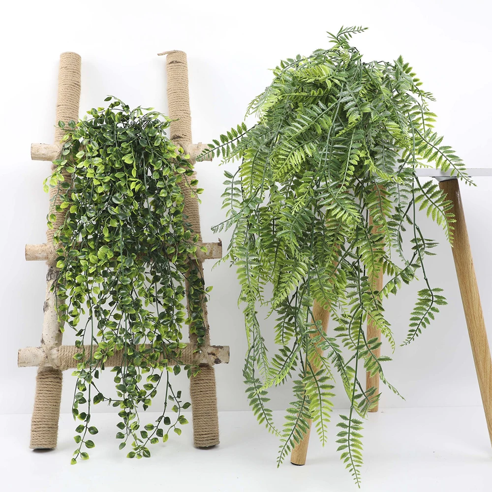 

Simulated Artificial Green Plant Suspension Evergreen Mandala Vine Simulation Indoor And Outdoor Wedding Home Wall Ceiling Adorn