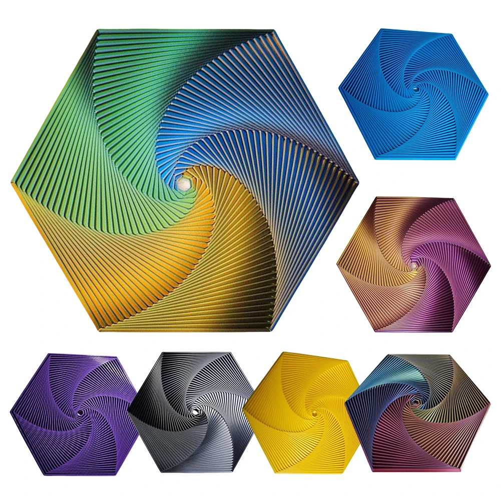 Фрагментированная шестиугольная настольная игра с 3D-печатью сенсорная игрушка