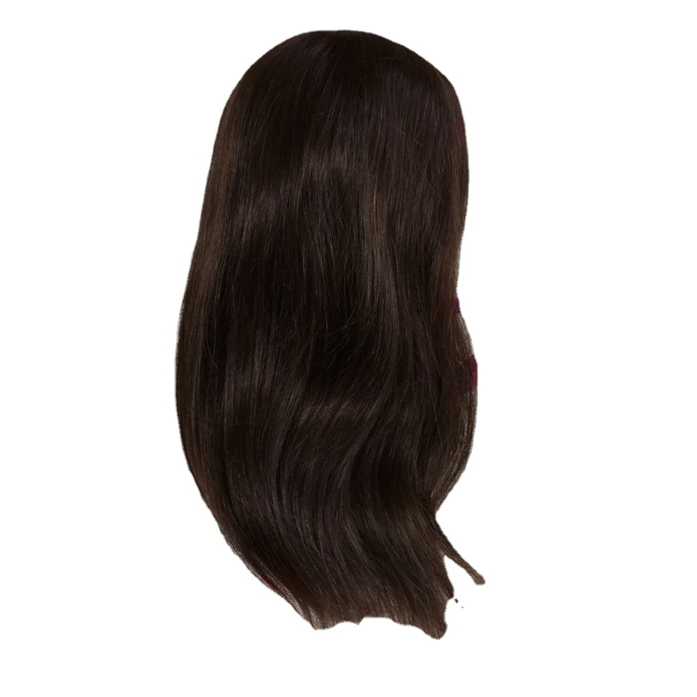 Hstonir Jewish Wigs For Women U Part European Remy Human Hair Brasil Straight Natural Black Kosher Wig J002