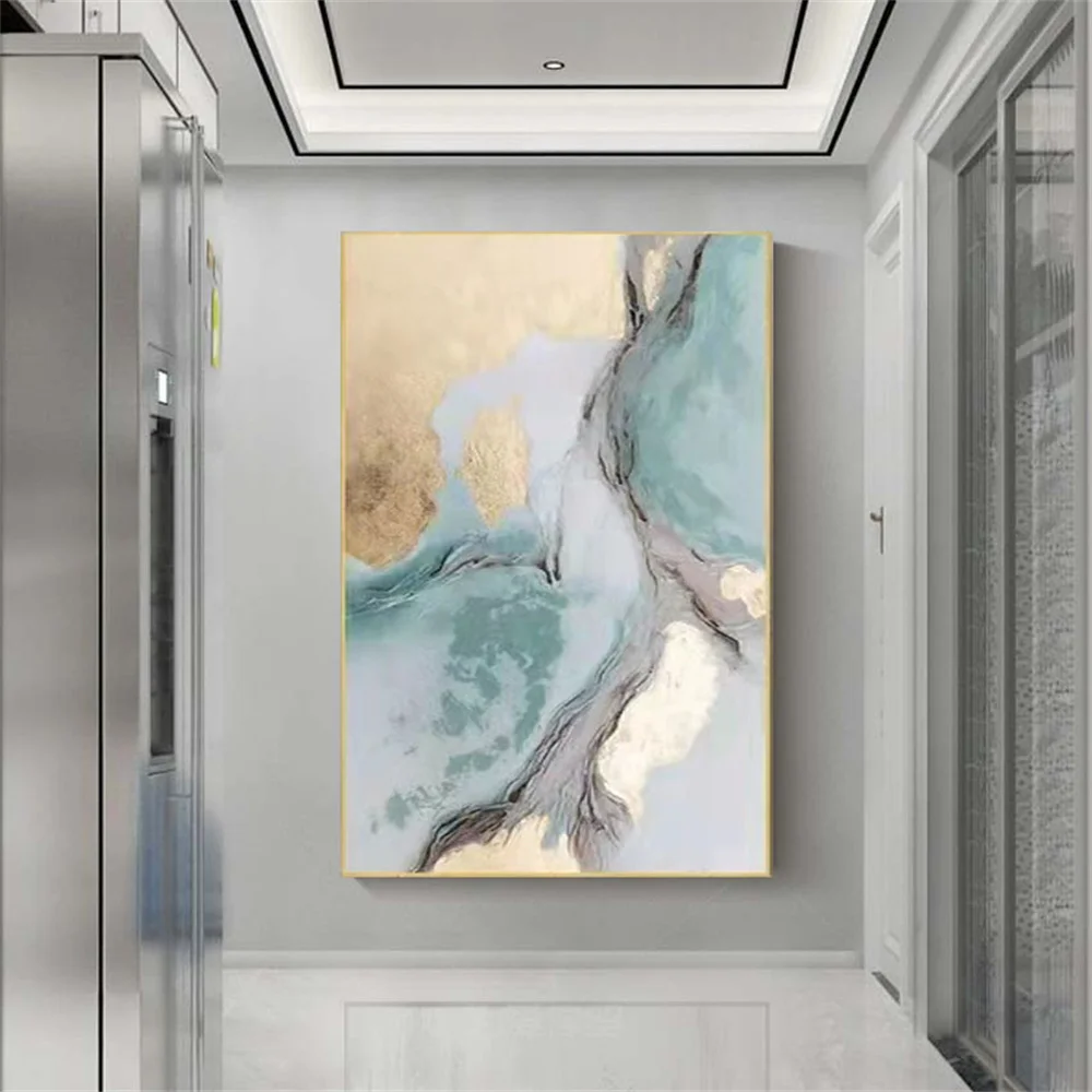 

Pure Handmade Canvas Oil Painting Abstract Modern Fashion Minimalist Living-Room Porch Bedroom Room Art Wall Home Poster-Wall