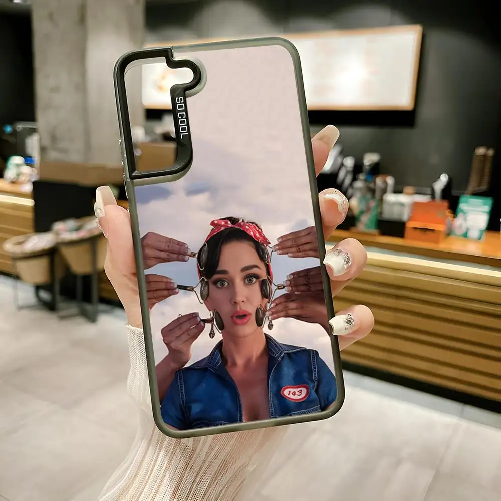Чехол для телефона Singer K-Katy P-Perry MAISTO, цветной серебристый чехол для Samsung Galaxy S21 S22 S23 S24 S25Note20 Ultra Plus Fe (art.: 3920cb7f263fb) - 3920cb7f263fb