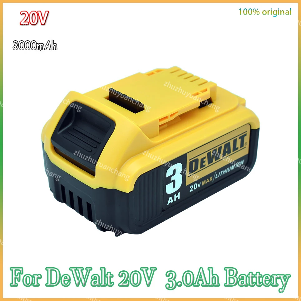 

Сменный аккумулятор Dewalt DCB200, 3000 мАч, 20 в, батареи 20 В/18 в, DCB184 DCB182 DCB180 DCB181 DCB182 DCB201 DCB204