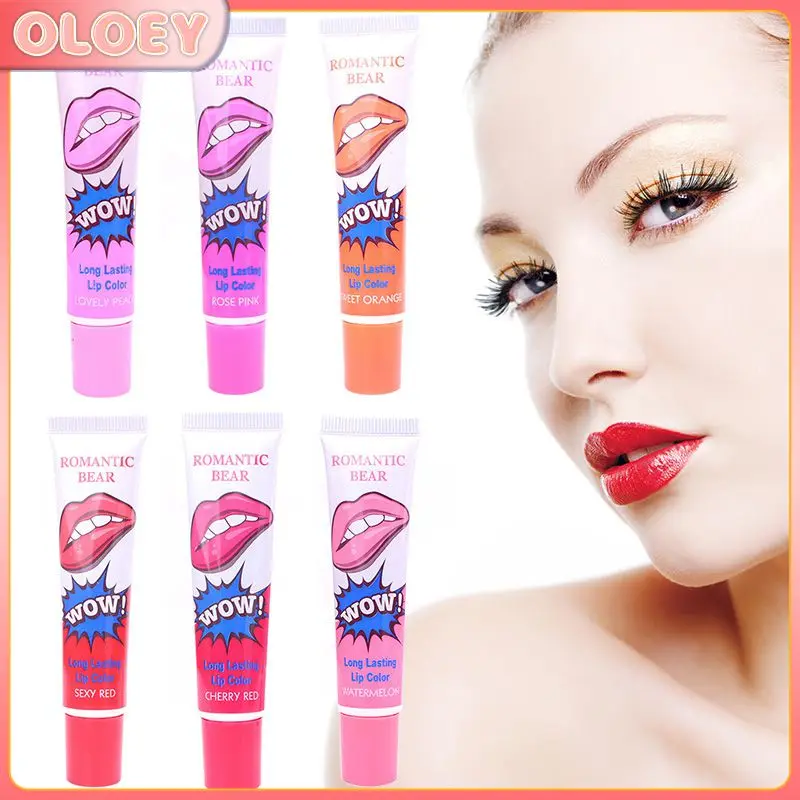 

Jelly Lip Tint Lip Gloss Tear Off Makeup Tattoo Waterproof Tear Off Lip Stain Creative Lips Makeup Peel Off Liquid Lipstick