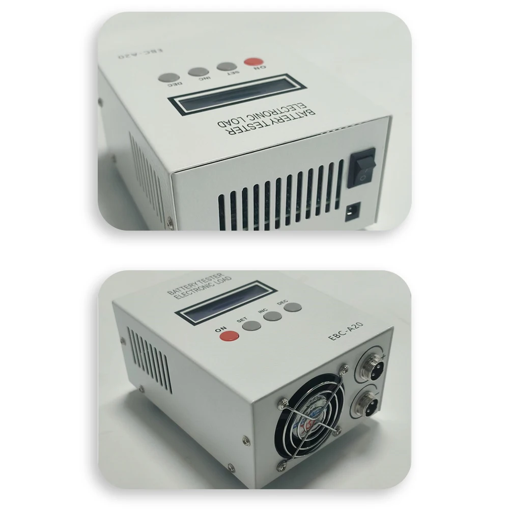 Тестер емкости аккумулятора EBC-A20 цифровой измеритель с ЖК-дисплеем для батареи