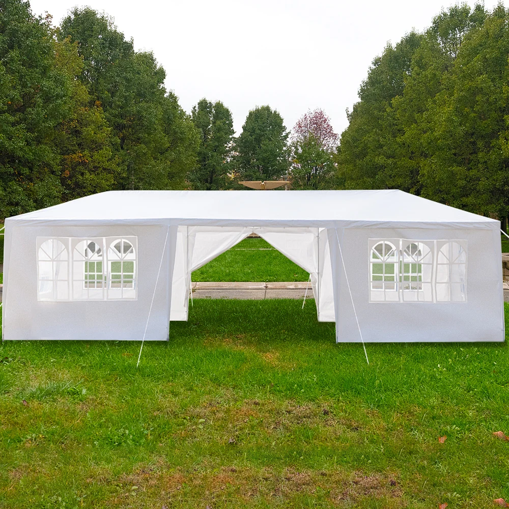 3x9 м 7/8 боковая водонепроницаемая палатка с спиральной трубкой Свадебная уличная