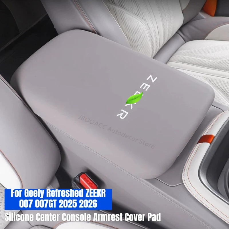 Фото Для Geely ZEEKR 007 007GT (обновленная версия 2025-2026) — силиконовая накладка на центральную консоль, защита подлокотника, аксессуары для интерьера №1