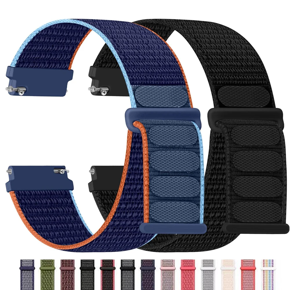 Нейлоновая петля для Amazfit GTS4/2/3/3pro/2e/GTS2 Mini/GTR 4 42/47 мм/GTR 2e/stratos браслет bip/U/S/lite ремешки