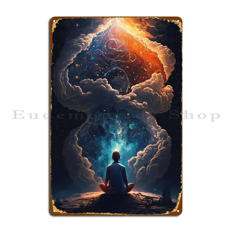 

Земное спокойствие металлический знак постер Бар кинотеатр печатная забавная стена пещера жестяной знак постер