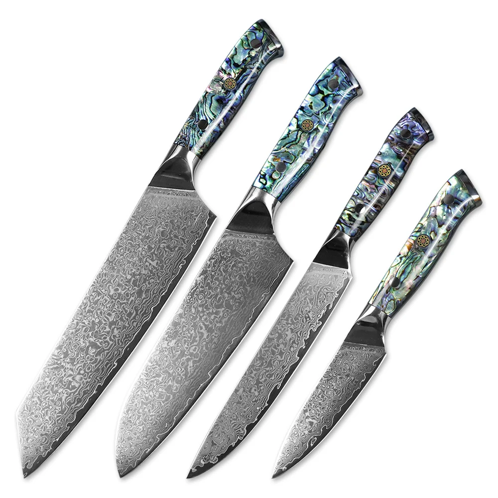 

JUMCSONG японская Дамасская сталь 10Cr1 5CoMoV стальной сердечник 8 дюймов Kiritsuke нож для нарезки морской оболочки поварские инструменты для повседне...