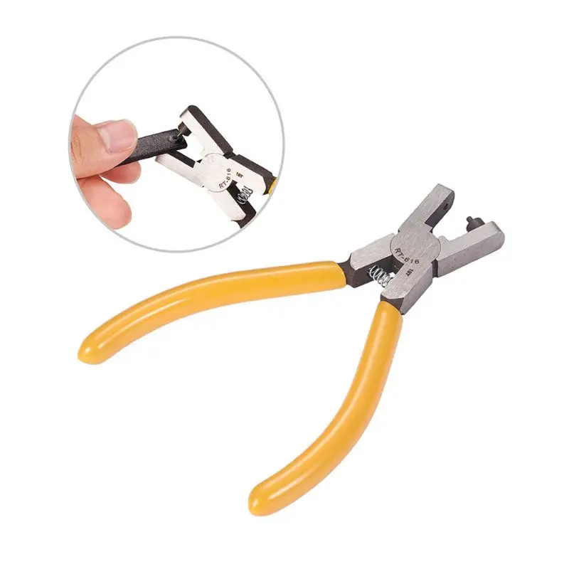 

Band Leather Hole Punch Plier Universal 2.0mm Watch Hand Strap Wrist Belt Puncher Pliers Repair Tools Leathercraft Punching Kit