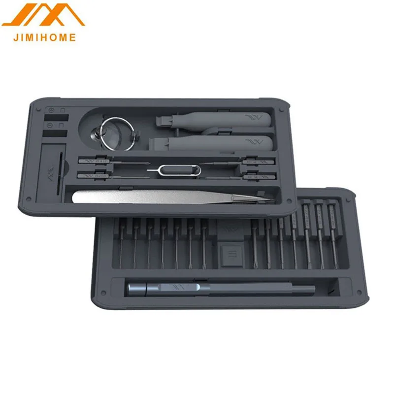 

Stock JIMI 26 IN 1 Multi-purpose Precision Screwdrivers Kit Repair Tool DIY Screw Driver Set w Tweezers High Quality Tool