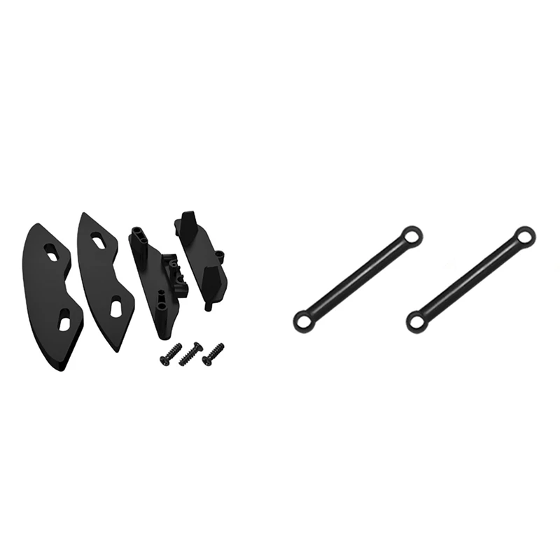 

1Set Front Bumper Assembly Anti-Collision Component & 2Pcs Steering Link Rod Pull Rod For SG 1603 SG 1604 SG1603 SG1604