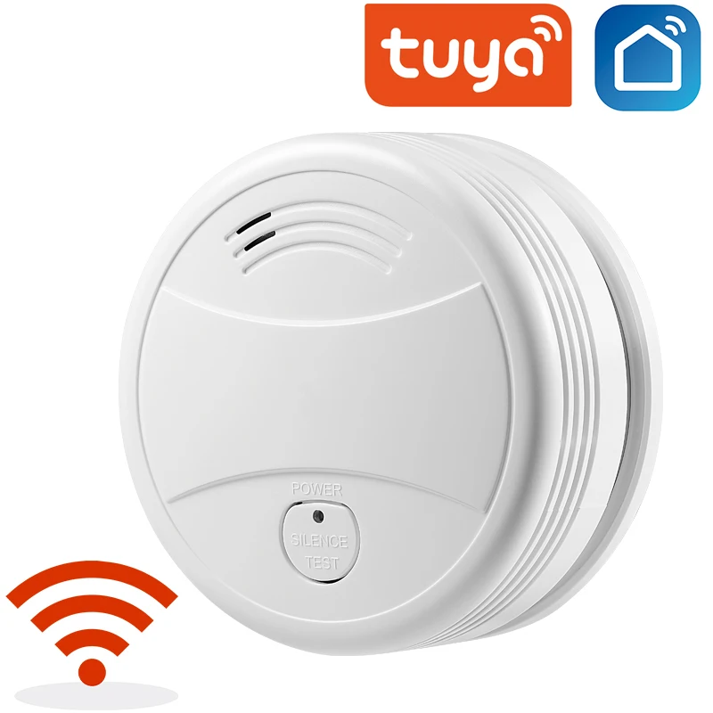 

Tuya Smart WiFi Smoke Detector Smoke house Combination Fire sensor Home Security System Firefighters Smoke Alarm Fire Protection