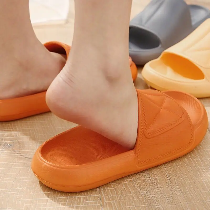 Eva Home Slippers Women Summer Thick Bottom Home Bathroom Soft Bottom Non-slip Sandals Women Ins