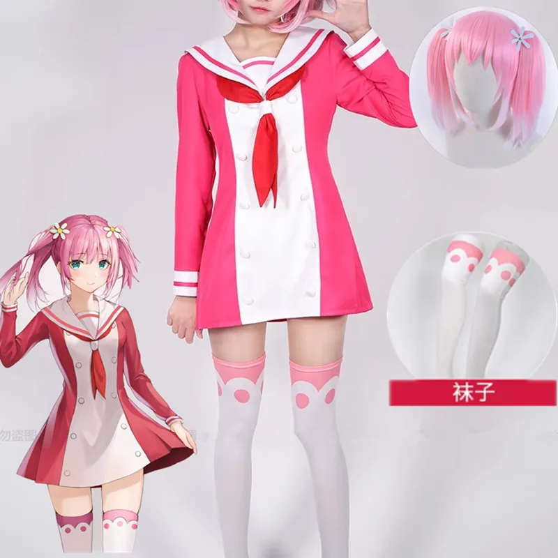 Новый аниме Munou na Nana Hiiragi карнавальный костюм женская школьная форма заколка для