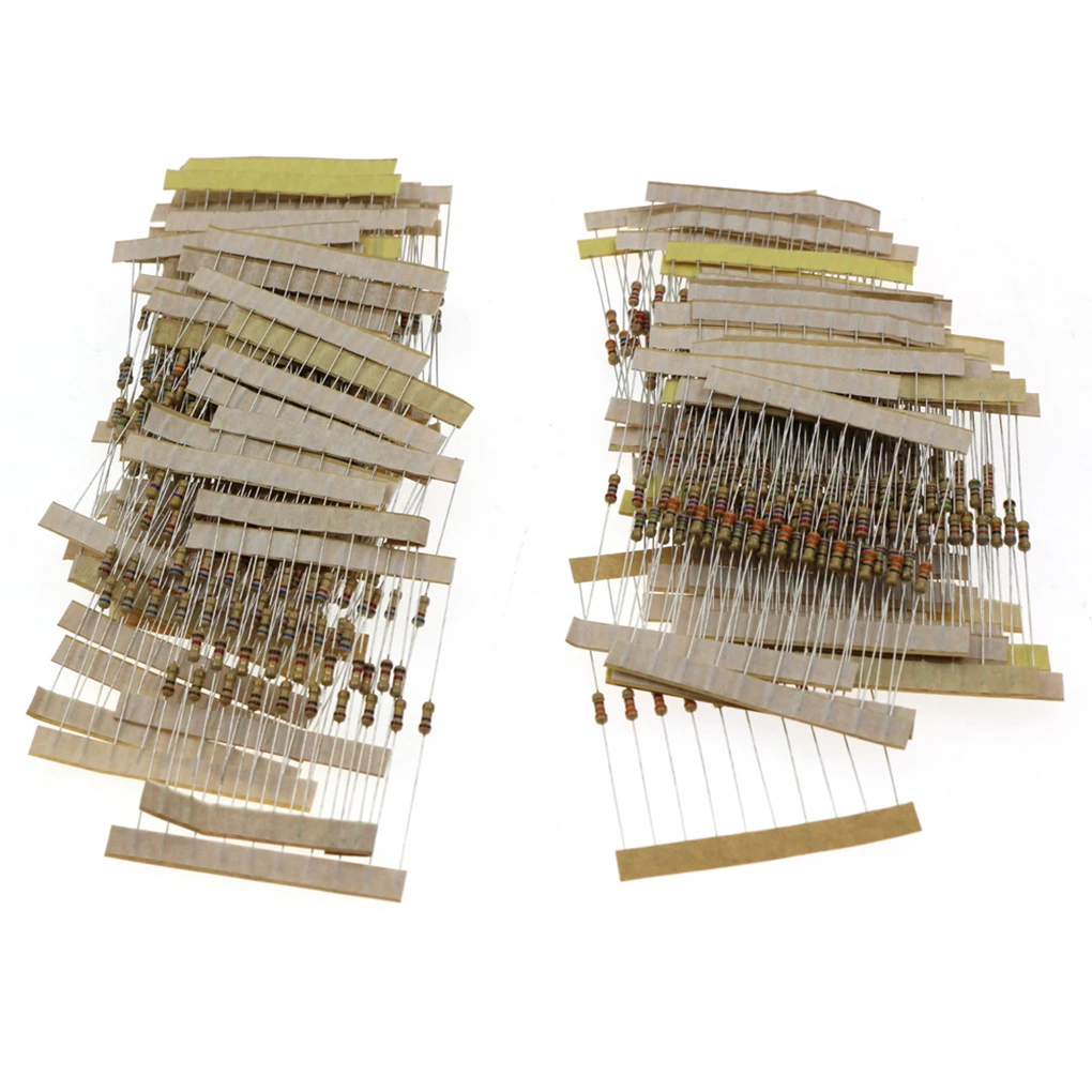 

1220 Pieces/Set Resistor Assortment Circuit Board 1/4W 5% 0.33Ω-4.7MΩ Resistors 122 Kinds Assorted Electric DIY Kit